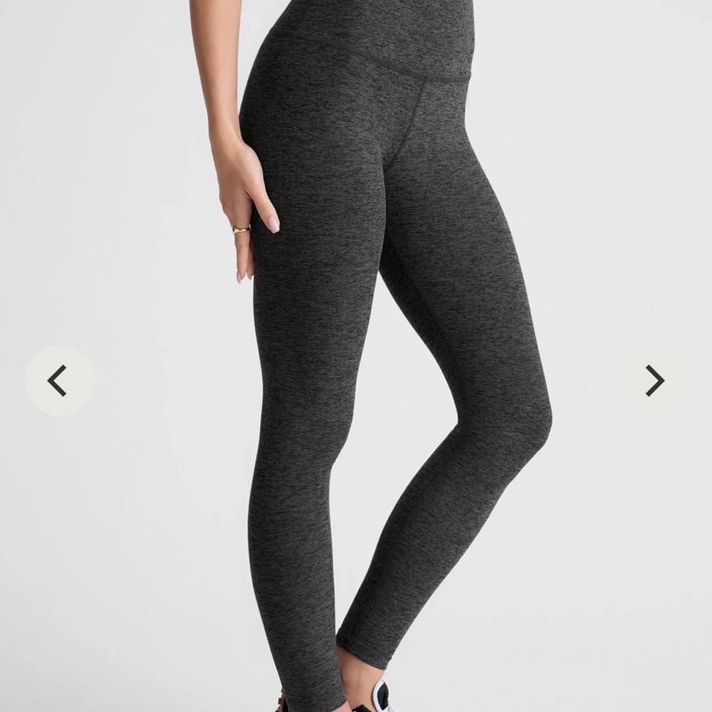 Beyond Yoga Spacedye Caught in the MIDI leggings size L Black-charcoal